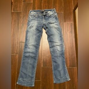 Women’s silver boot cut jean